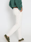 Pantalón Tipo Chino Blanco Hombre