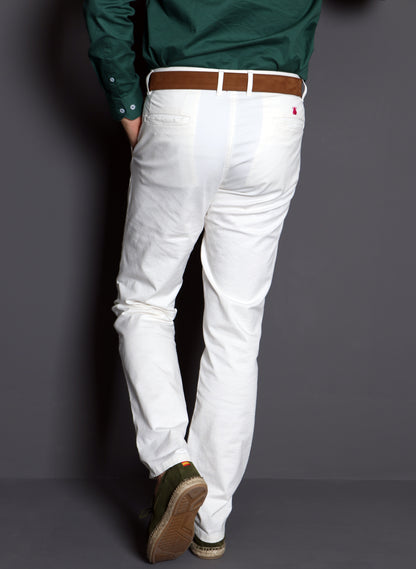 Men's White Chino Pants