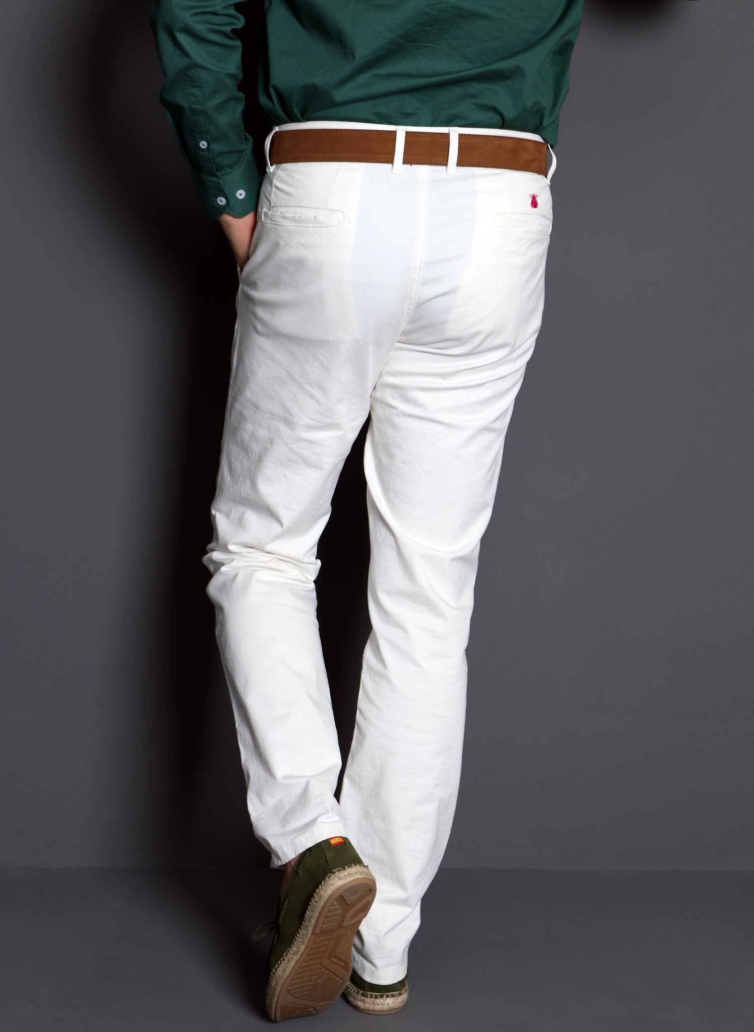 Pantalón blanco hombre cinco bolsillos – El Capote