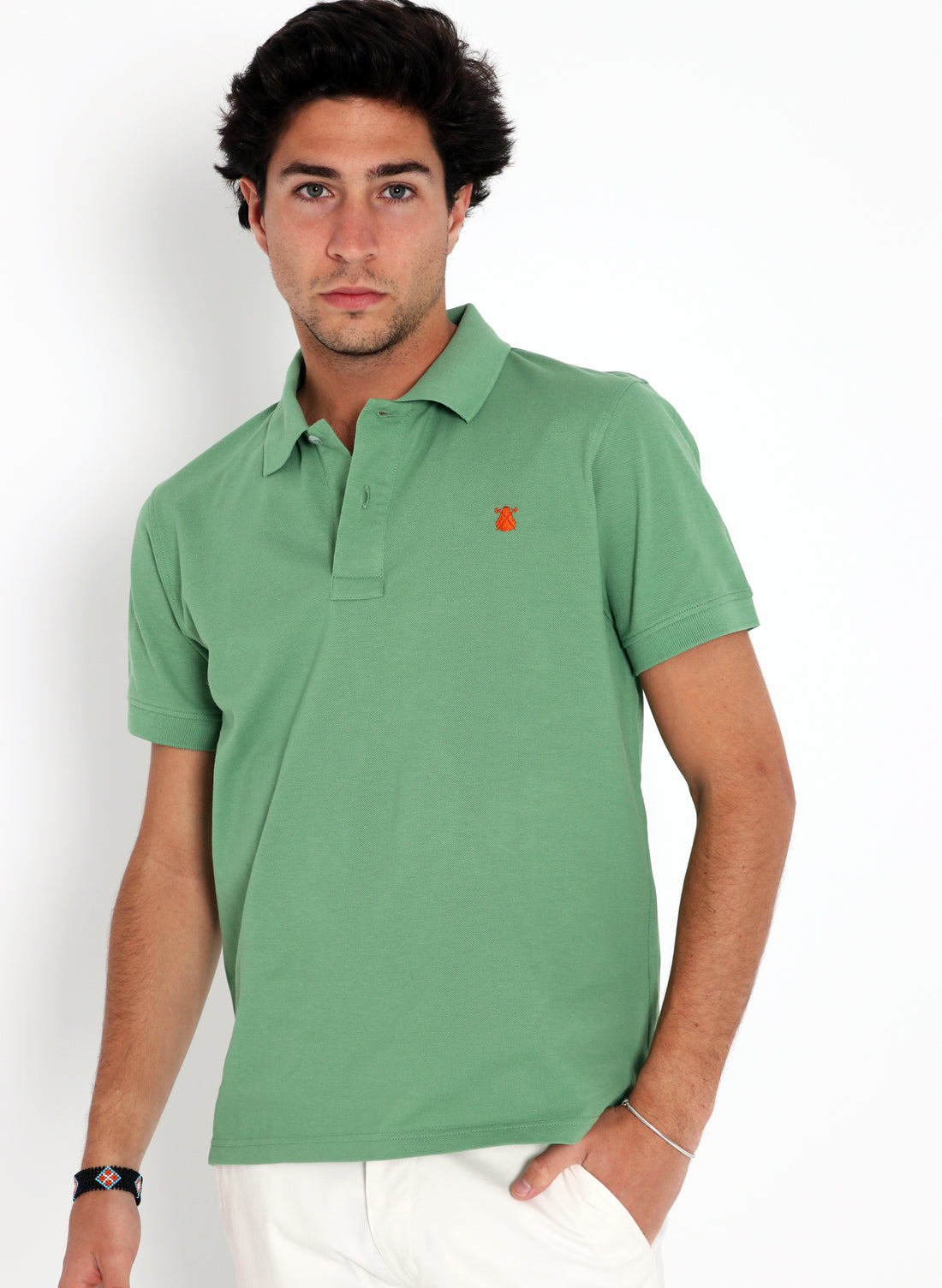 Men's Classic Green Hope Polo Shirt