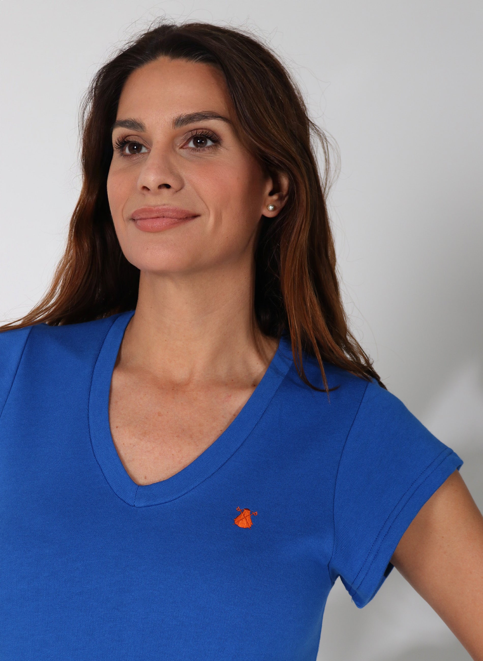 Azulón Woman V-Neck T-shirt