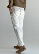 Pantalón Jogger Blanco Hombre