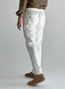 Pantalón Jogger Blanco Hombre