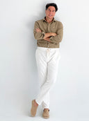 Pantalón Jogger Blanco Hombre