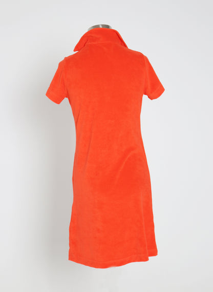 Woman Tile Color Towel Dress