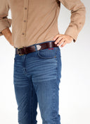 Pantalón Denim Logo España Hombre