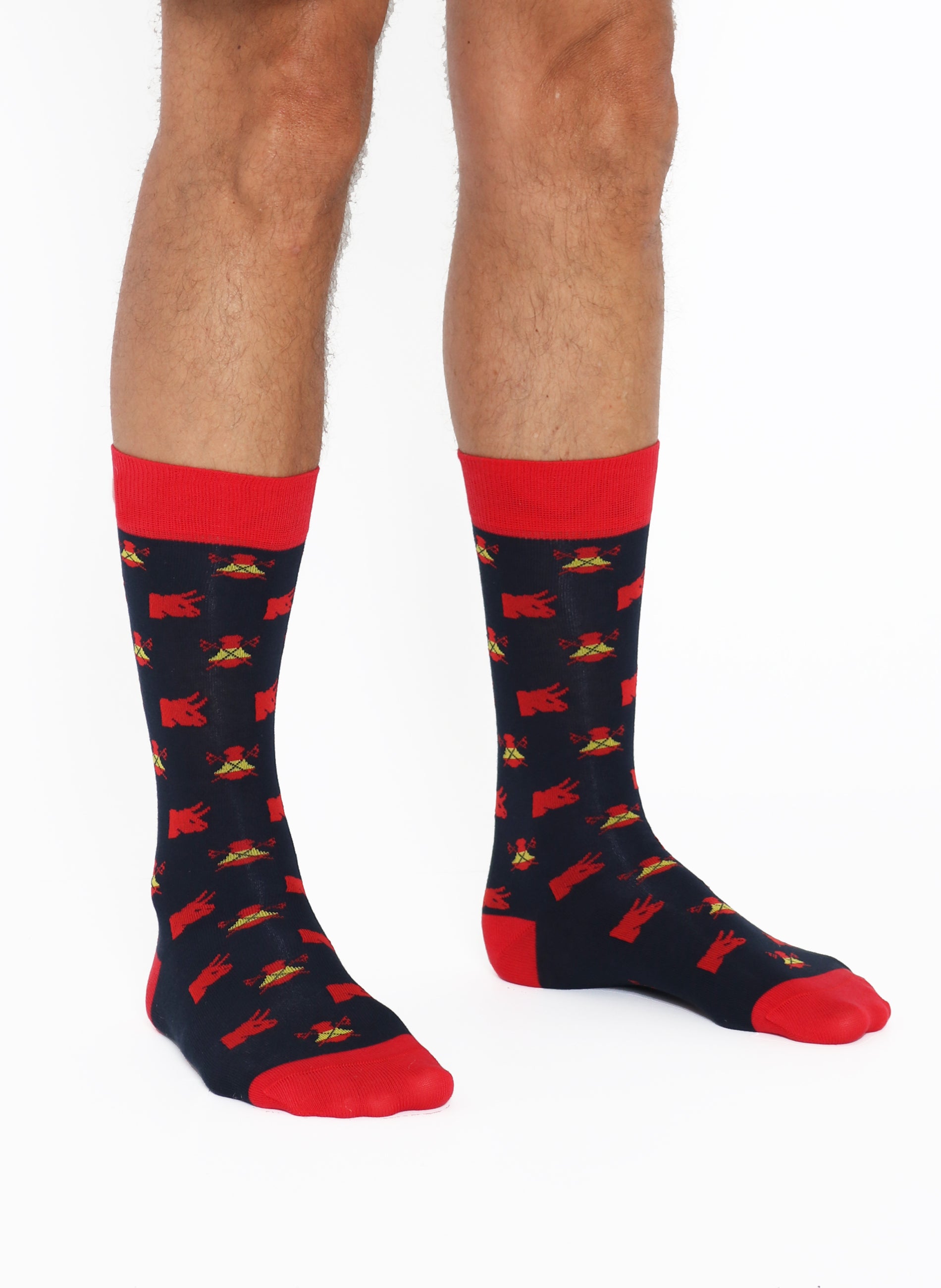 Navy Blue Socks Red Bulls and Capes Spain