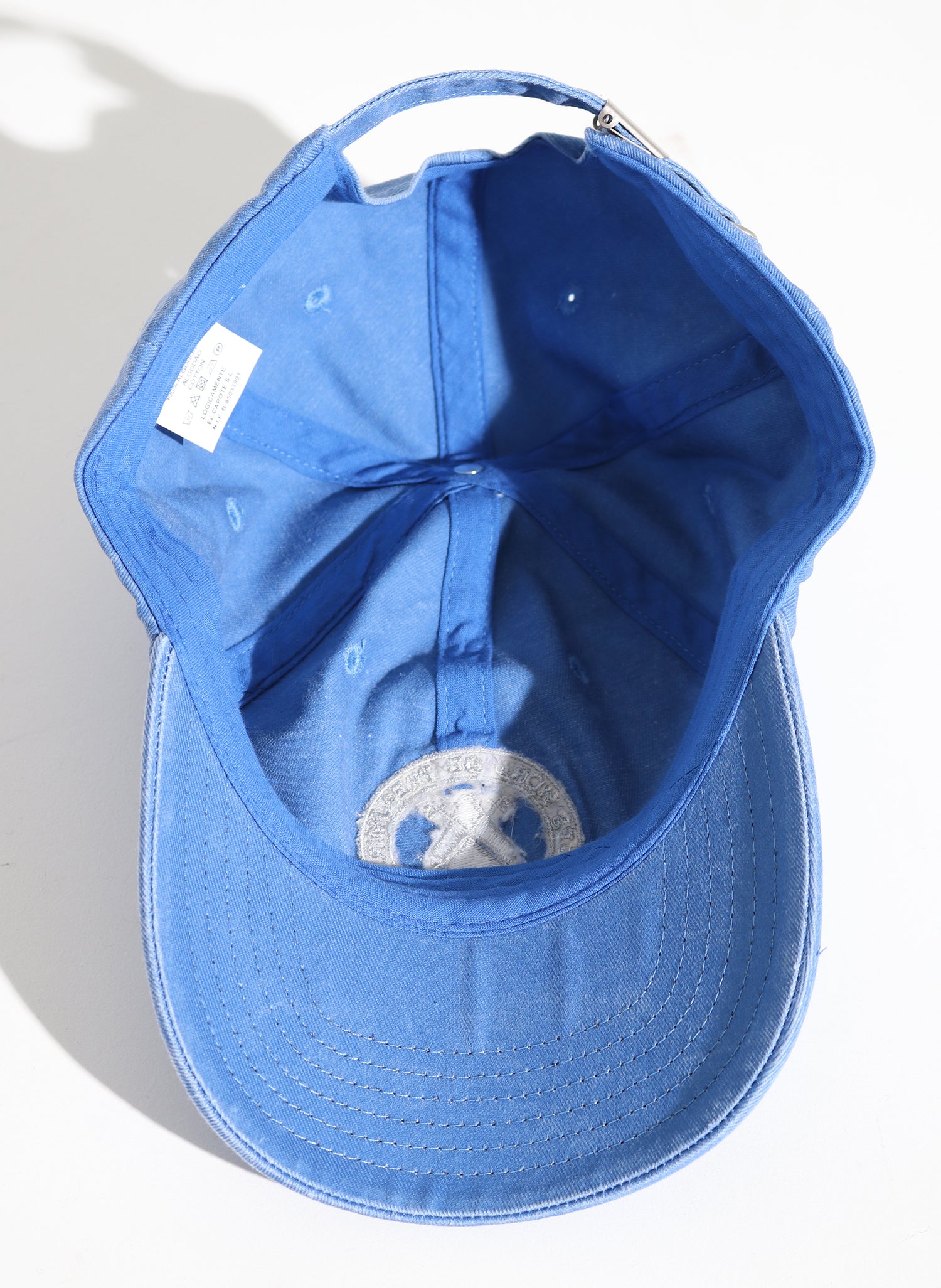 Gorra Azul Efecto Lavado