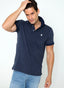 Polo Hombre Jackard Azul