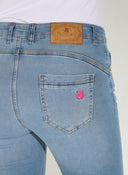 Gray Elastic Jeans Woman Spain 