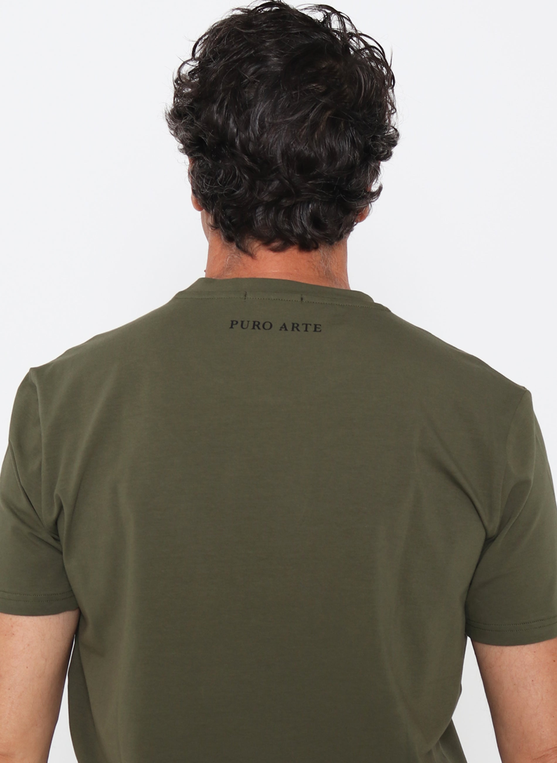 Khaki Green Men's T-shirt Morante