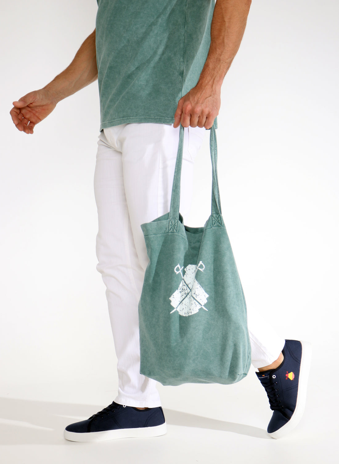 Grüne Polo-Stofftasche