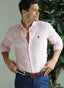 Pale Pink Linen Man Shirt