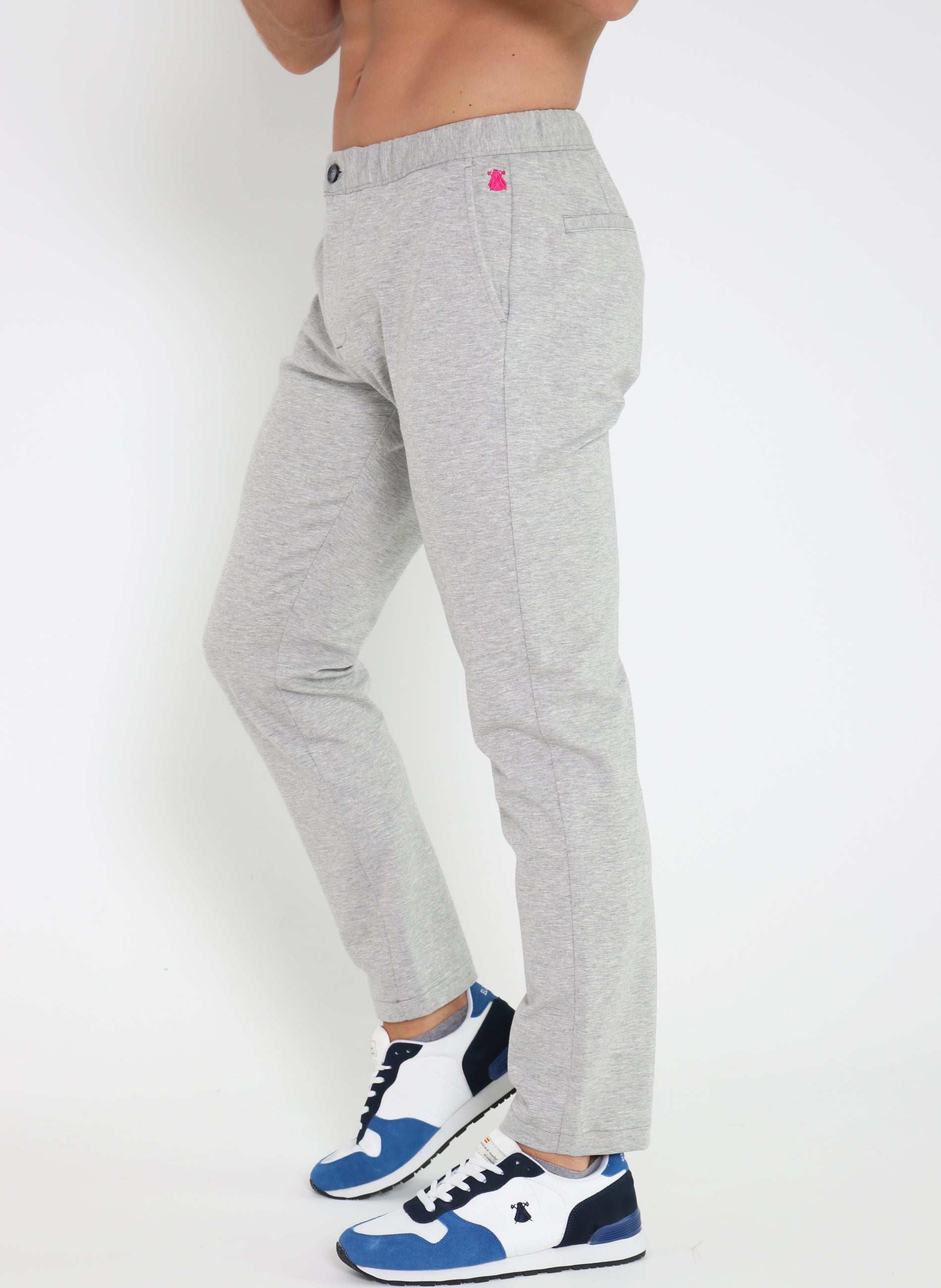 Pantalon De Jogging Homme Gris Clair