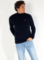 Men's Navy Blue Turtleneck Sweater