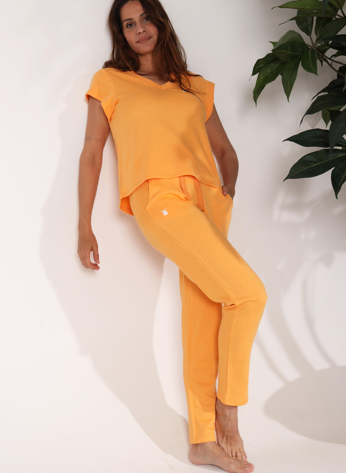 Soft Woman Tangerine Pants