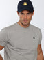 T-shirt basique gris pour homme