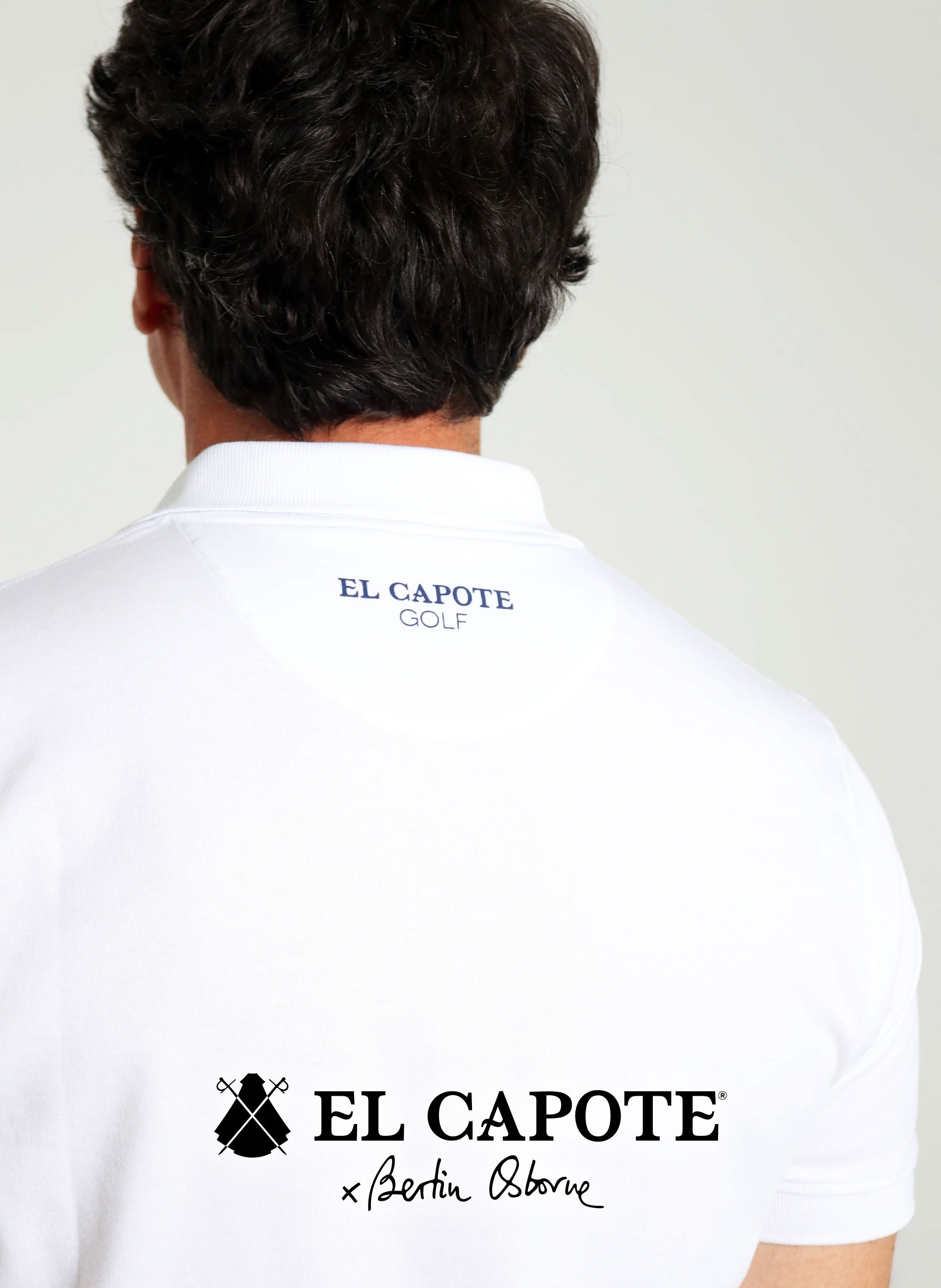 Men's White Golf Polo Shirt x Bertin Osborne