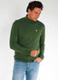 Pull Col Roulé Vert Homme