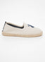 Men's Navy Blue Logo Beige Espadrille