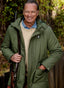 Parka Verde Capucha Desmontable Hombre