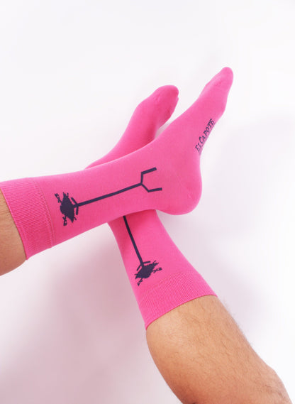 Pink Spike Sock