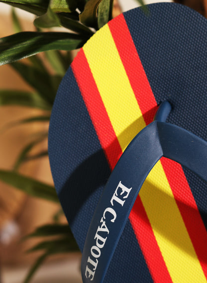 Unisex Navy Flip Flops Spanien