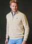 Camel Men's Zipper Sweater