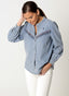 Chemise Denim Femme Volants 