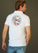 Polo Classic Man White Logo Pink Capote