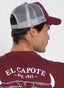 Gorra de Rejilla Granate x Caballero