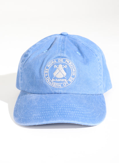 Washed Effect Blue Cap