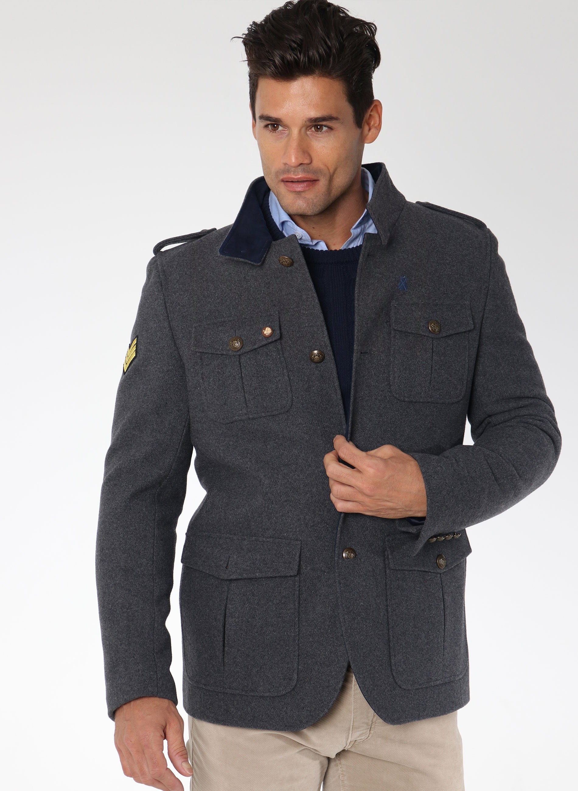 Austrian Jacket Men Gray