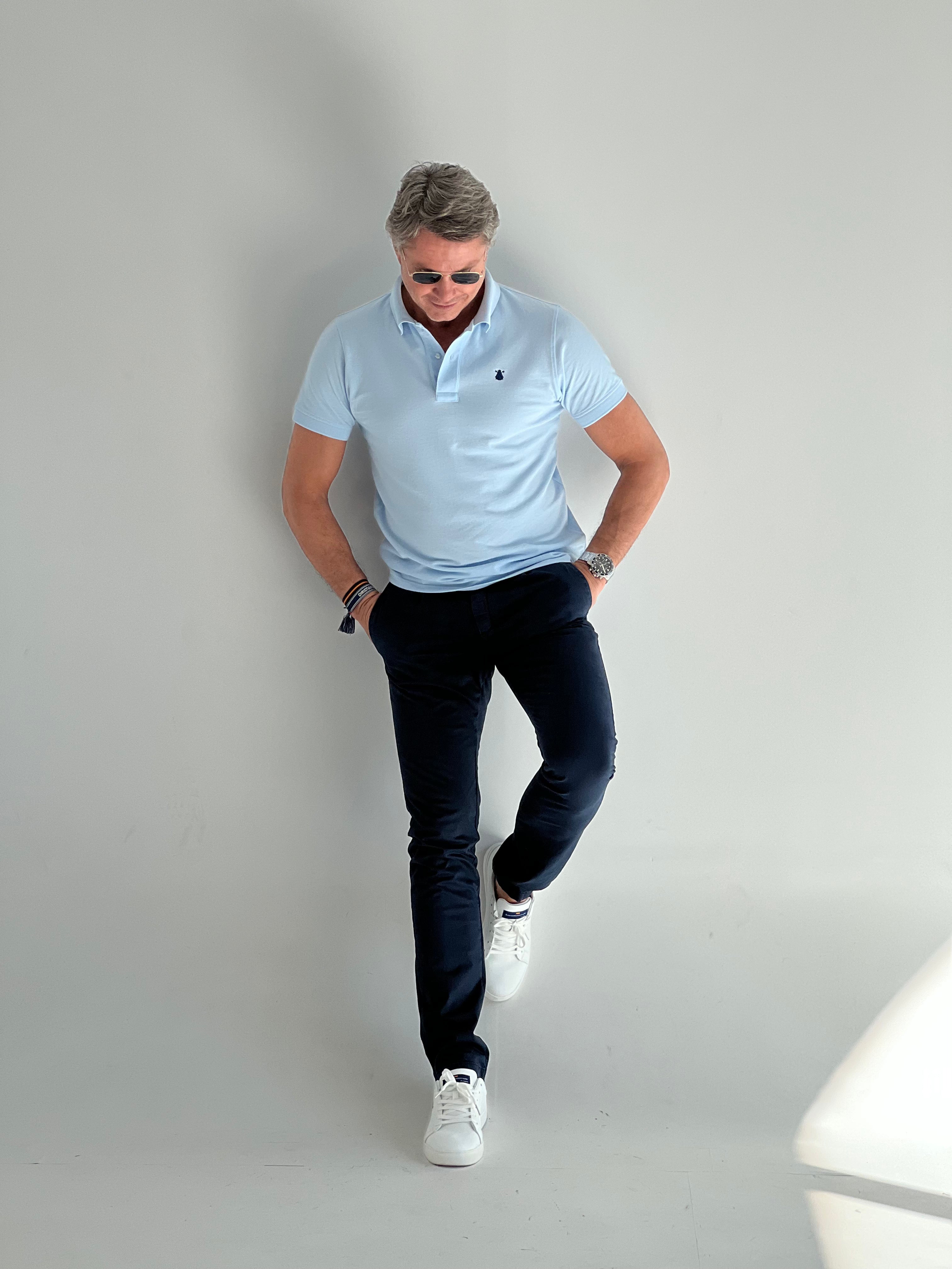 Pantal n Tipo Chino Azul Marino Hombre El Capote