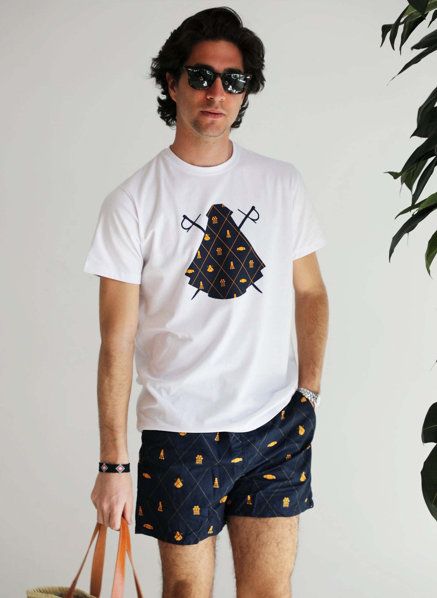 Camiseta Logo Azul Hombre