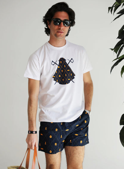 Men's Blue Logo T-shirt