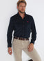 Blue Micro Corduroy Man Shirt 