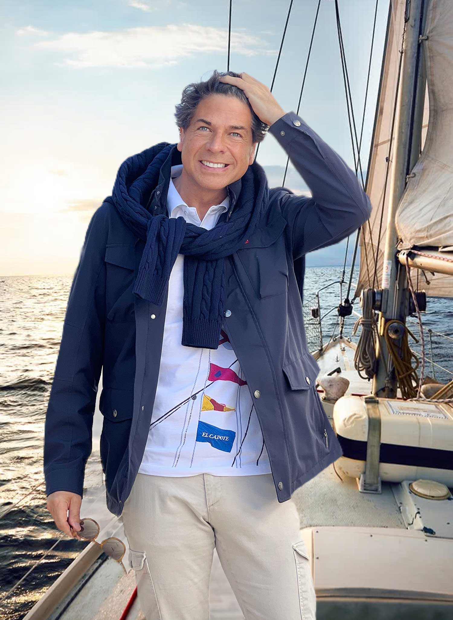 Veste nautique online homme