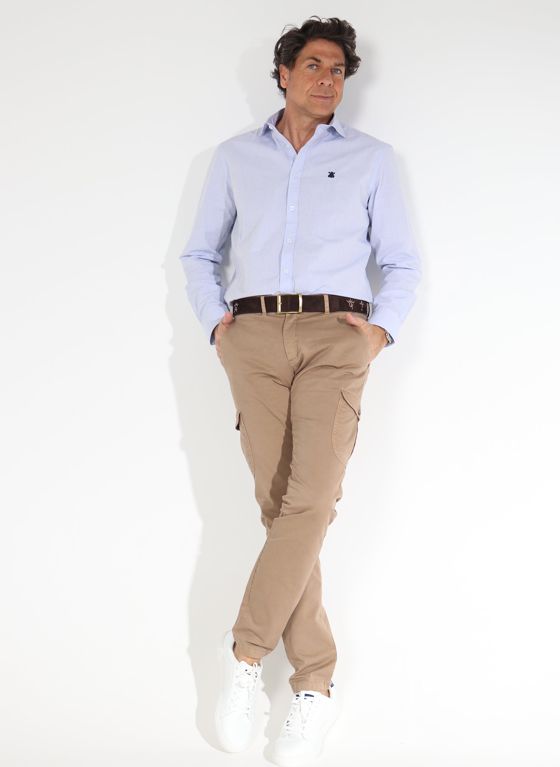 Men's Tan Cargo Pants