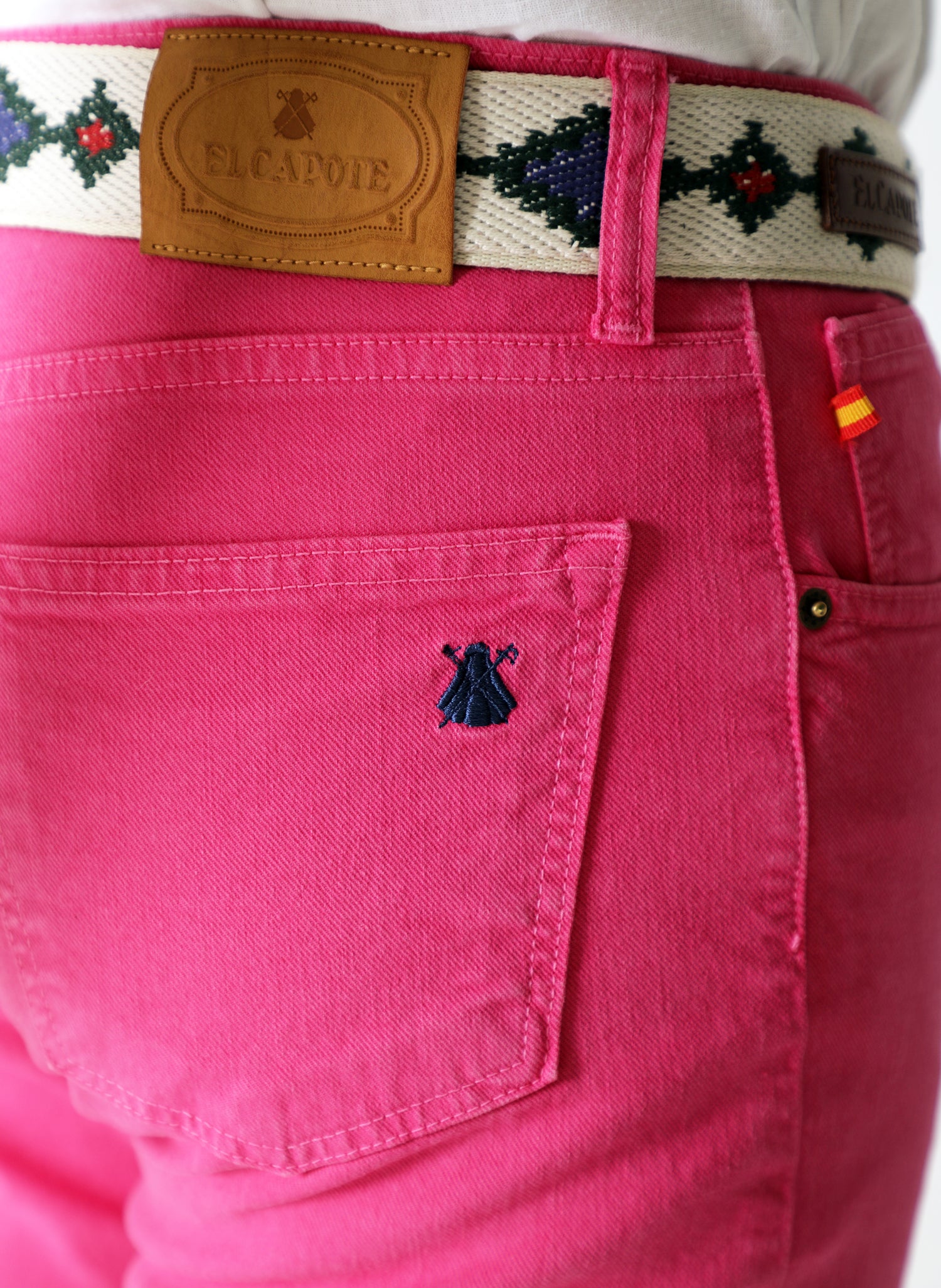 Pink Men's Pants 5 Pockets