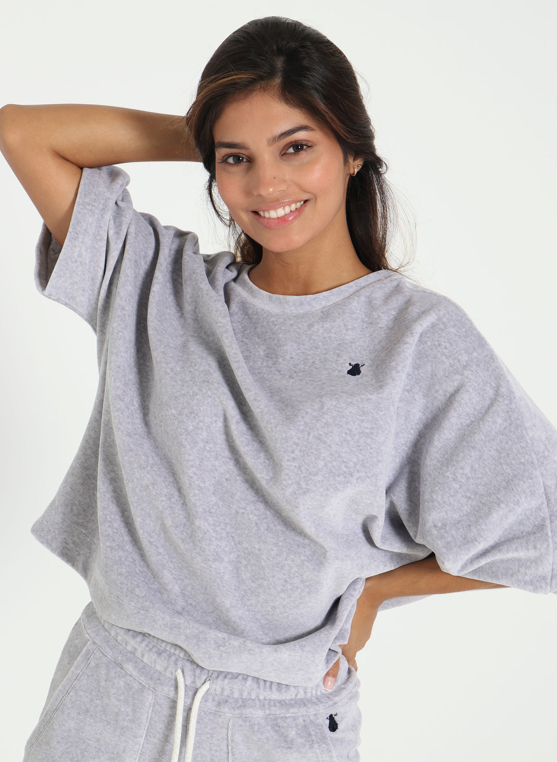 Soft Sweatshirt Woman Gray