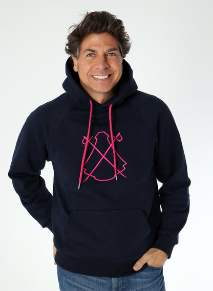 Kapuzen-Sweatshirt für Herren Navy Blue Cape