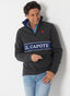 Sweat Homme Col Zip Gris