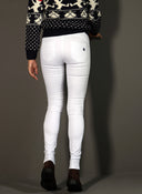 White Satin Woman Trousers 