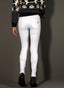 White Satin Woman Trousers 