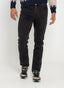 Pantalón Denim Negro Logo Laser Hombre